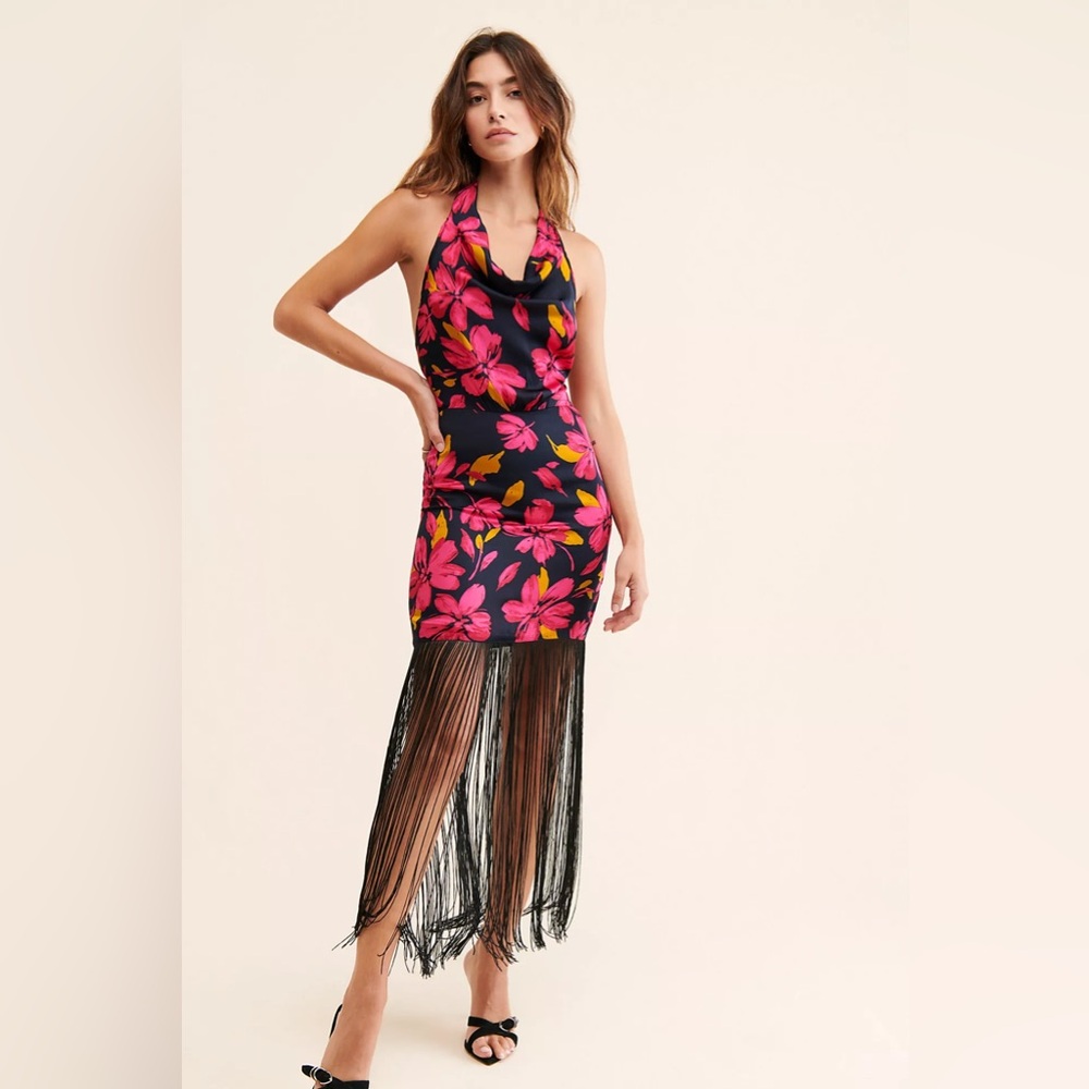 Saylor Adilynne Fringe Dress